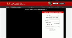 Desktop Screenshot of localsex.org